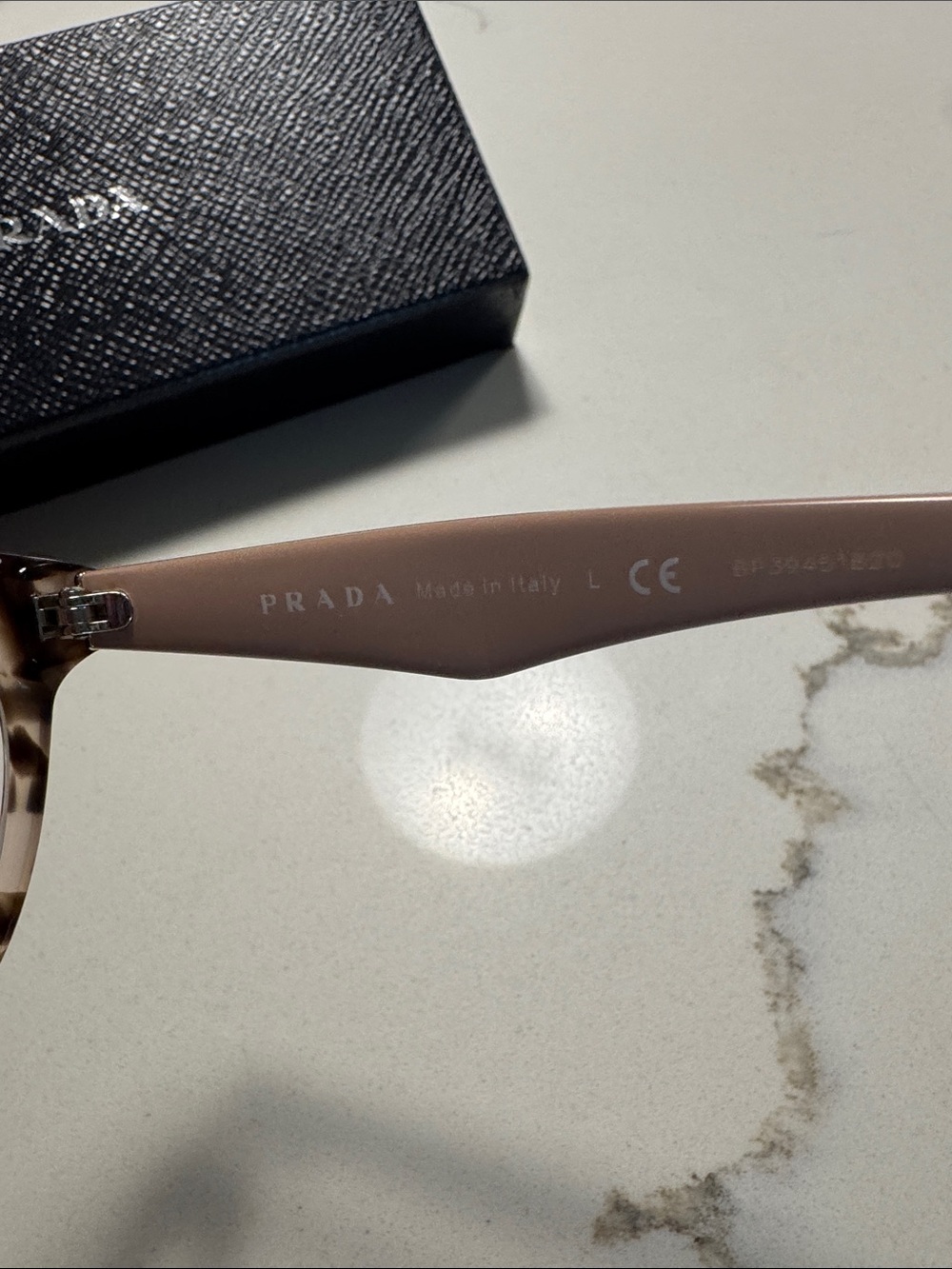 Prada Women’s Cat-Eye Tortoiseshell Glasses - nude pink/brown with case/box/wipe - Picture 6 of 10